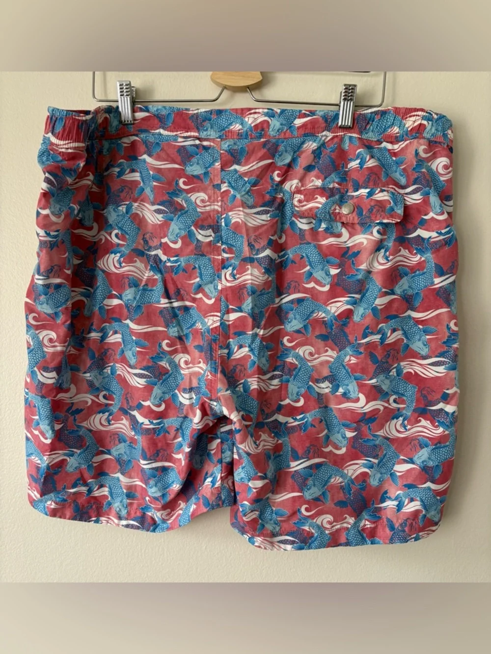 Bundle Peter Millar Swim Trunks XL Blue & Koi Print Shorts (2)